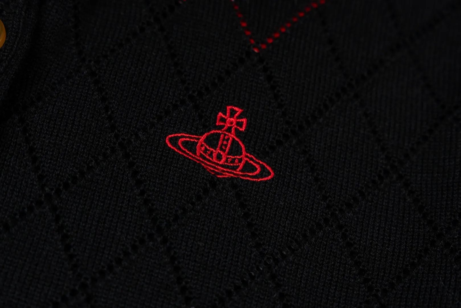 VIVI161# vivienne west wood 25FW October Tokyo show new model diamond pattern classic red label cardigan Size: 1 yard (90-110 pounds) 2 yards (110-130 pounds) 3 yards (130-150 pounds) Color: red, apricot, black